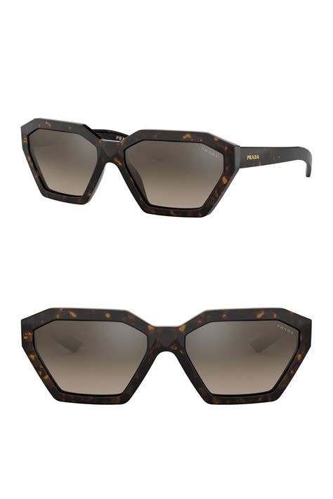 prada 59mm geometric sunglasses